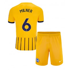 Brighton James Milner #6 Gostujuci Dres za Dječji 2024-25 Kratak Rukavima (+ kratke hlače)